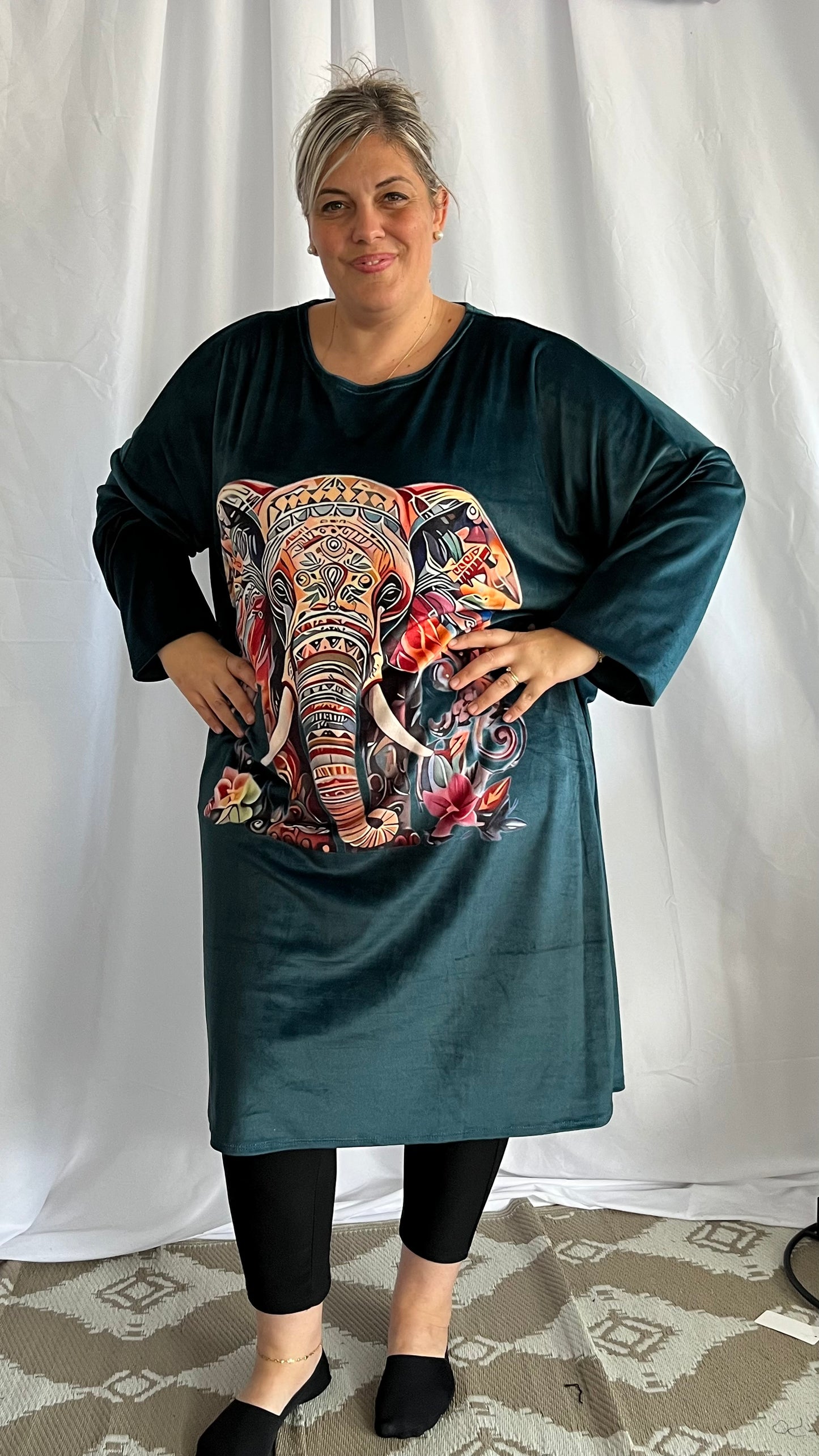 Chemise de nuit pêche