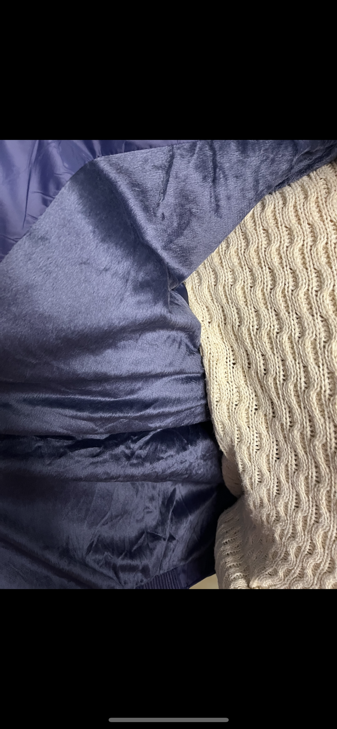 Veste matelassée marine