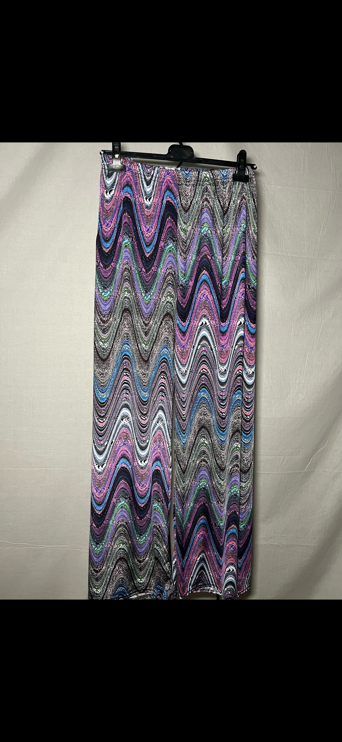 Pantalon fluide zig zag