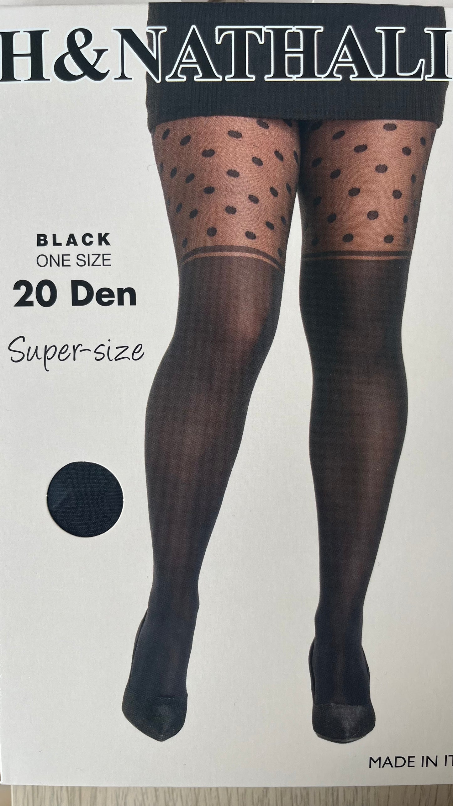 Collant chaussettes pois