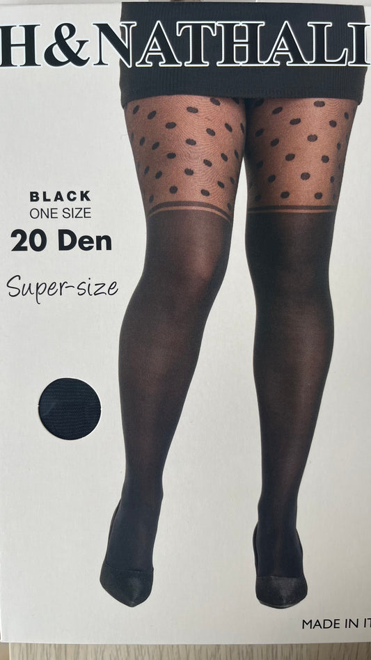 Collant chaussettes pois