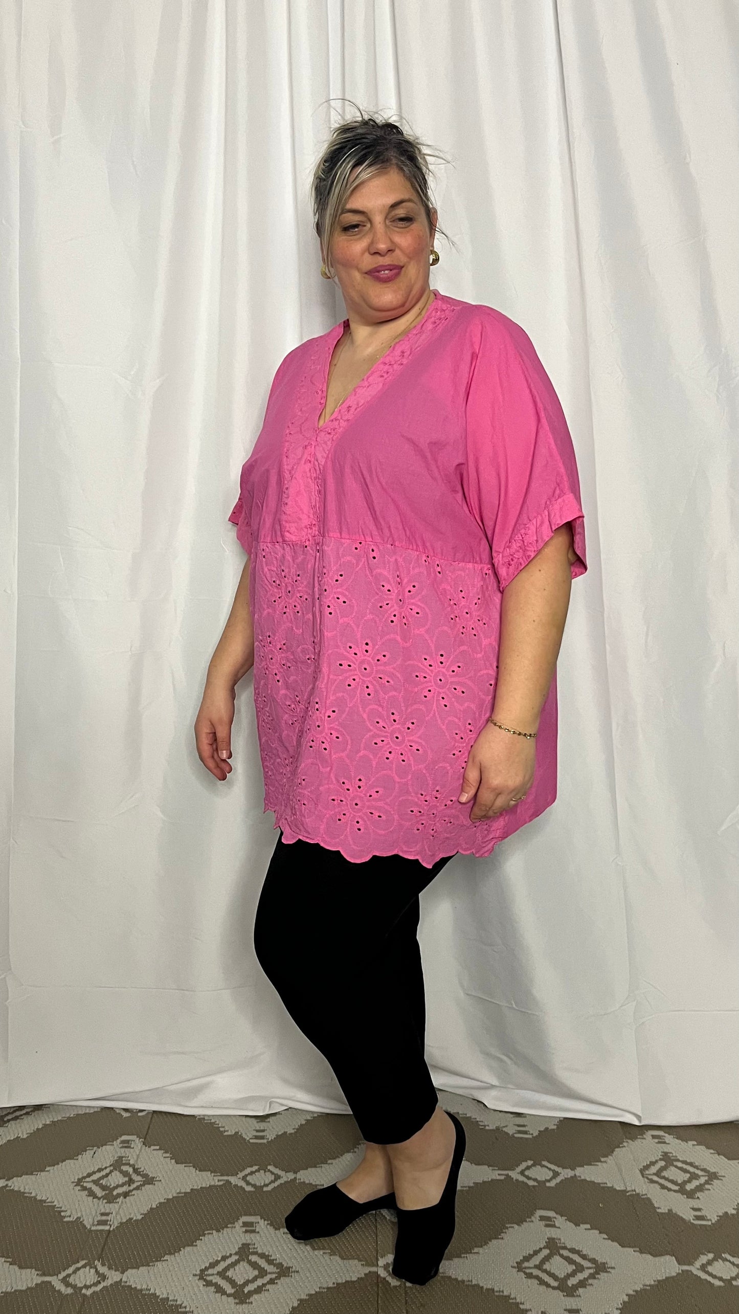 Tunique broderie anglaise