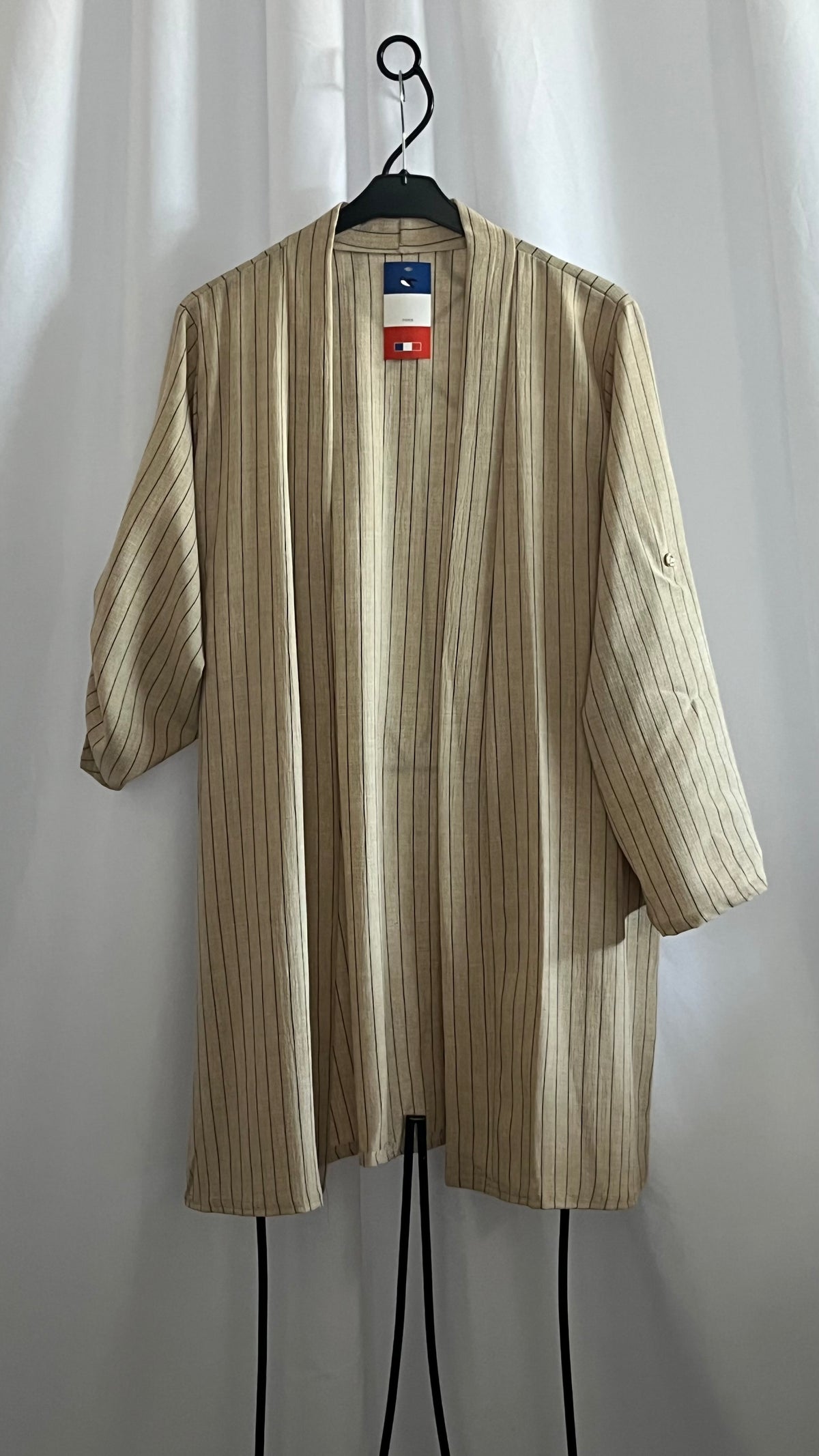 Veste kimono rayé