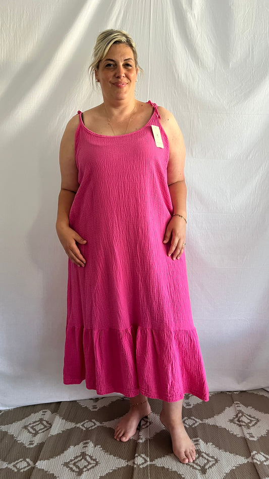 Robe Roxane gaz de coton