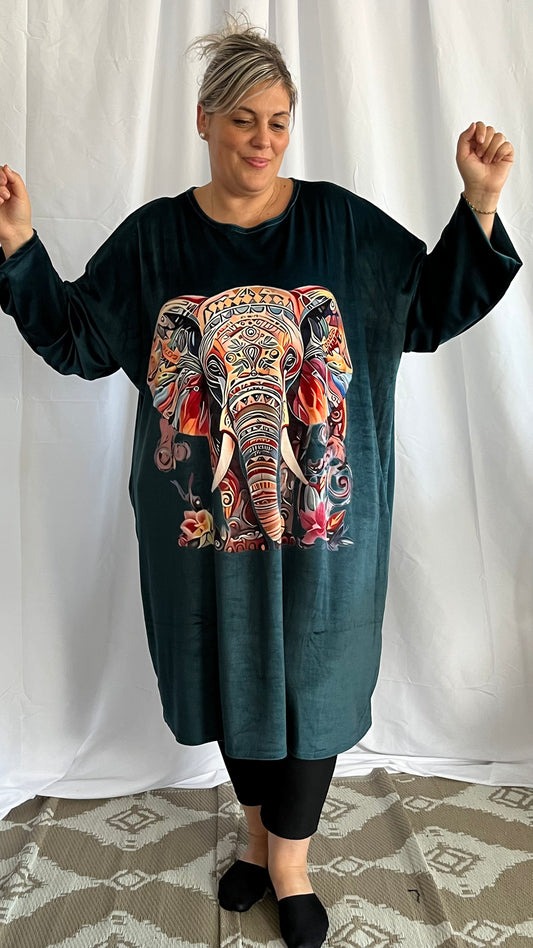 Chemise de nuit pêche