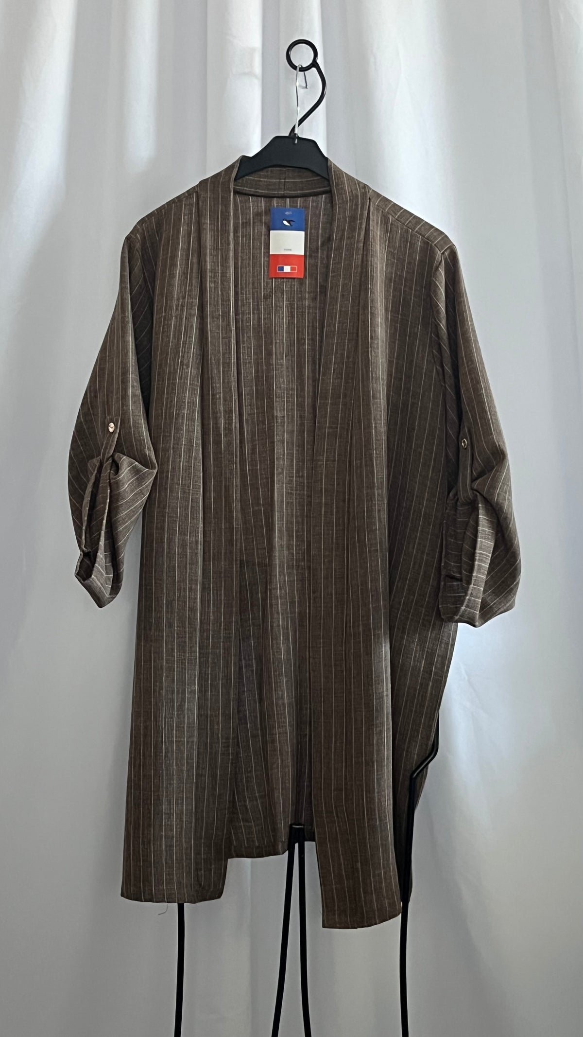 Veste kimono rayé