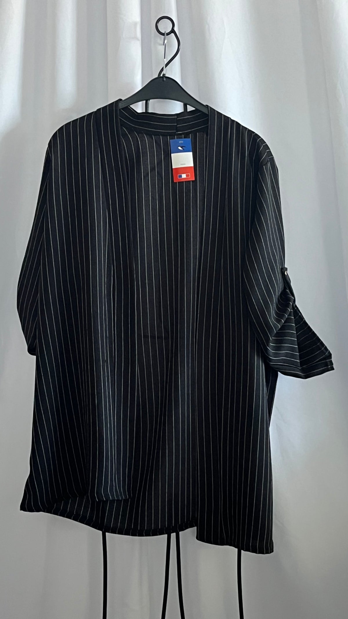 Veste kimono rayé