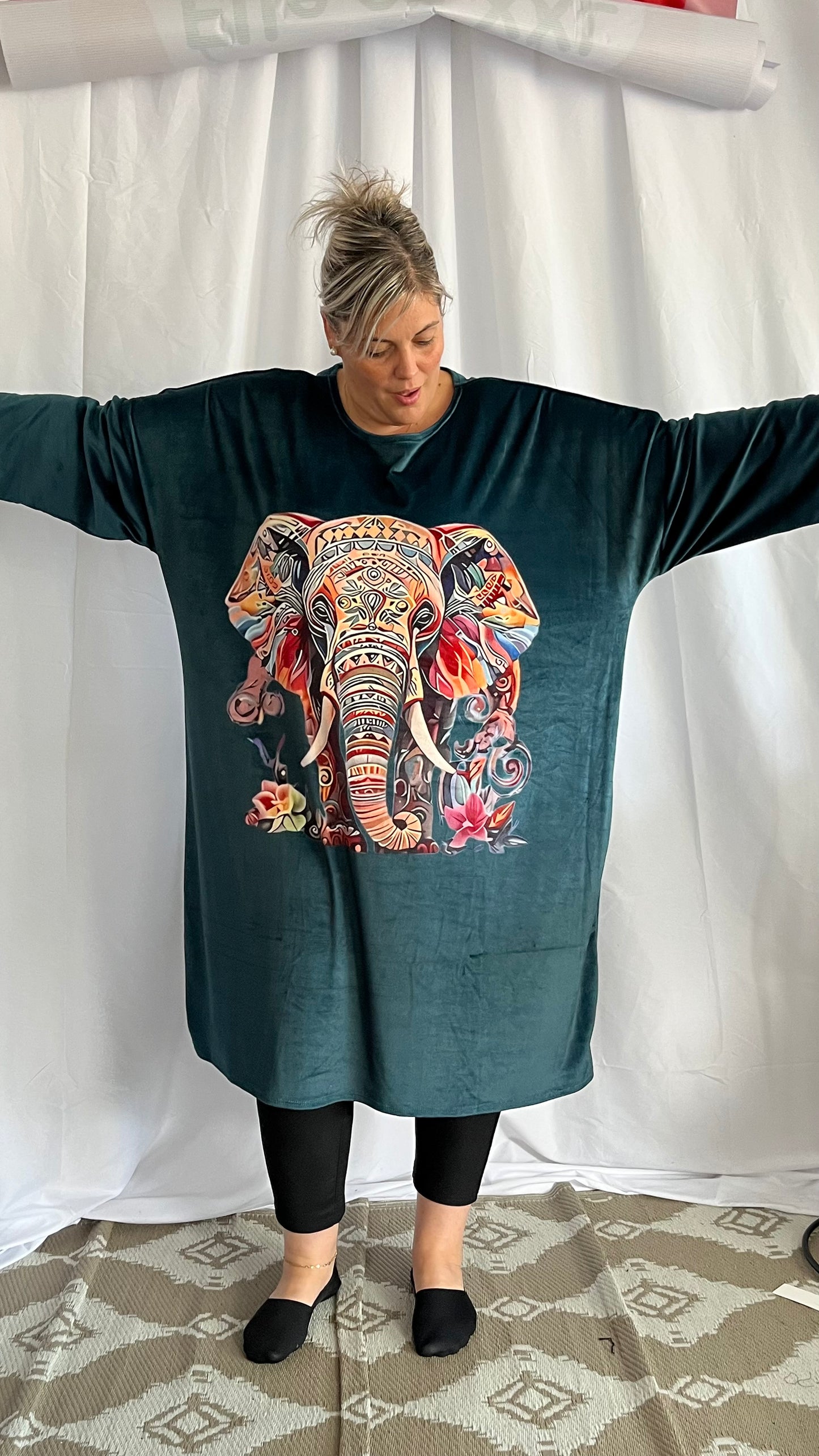 Chemise de nuit pêche