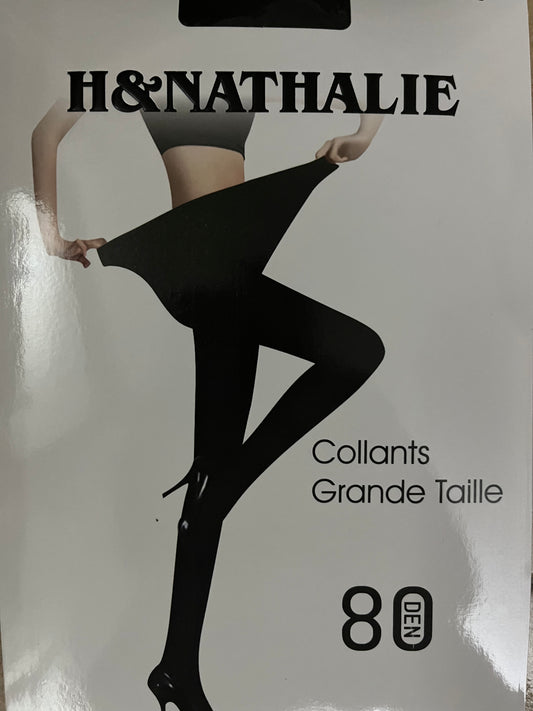 Collant opaque noir